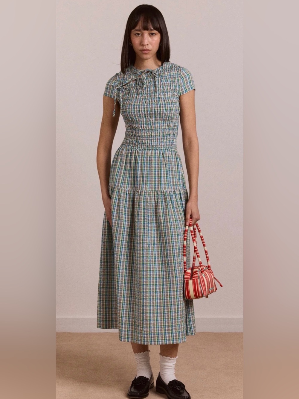Anthropologie x Damson Madder Ebba Midi Dress Size 2 NWT
